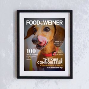 MIss WeinerVerse Dog Magazine Food & Weiner