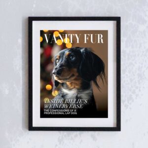 MIss WeinerVerse Dog Magazine Vanity Fur