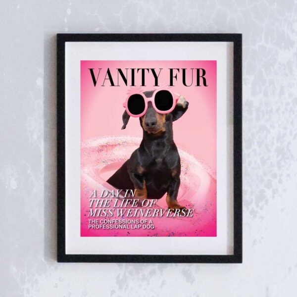 MIss WeinerVerse Dog Magazine Vanity Fur Magazine