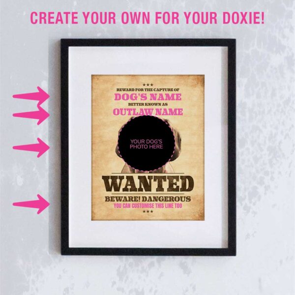 "Wanted" Wild West Poster - Image 3