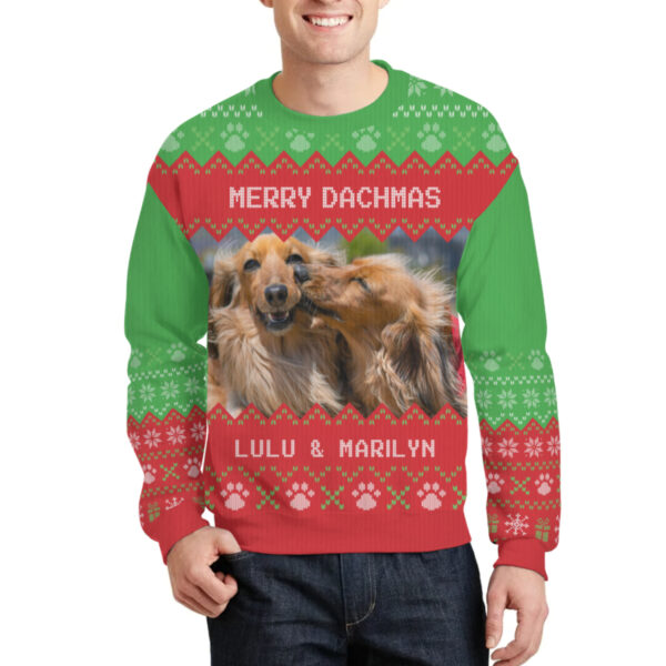 Dachshund Ugly Christmas Jumper - Image 5