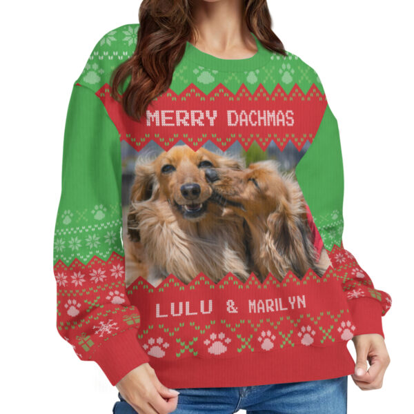 Dachshund Ugly Christmas Jumper - Image 4