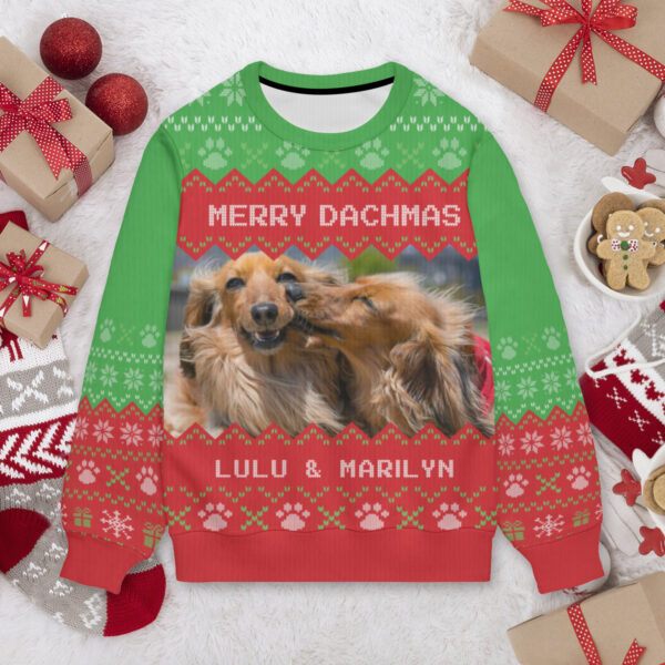 Dachshund Ugly Christmas Jumper - Image 3