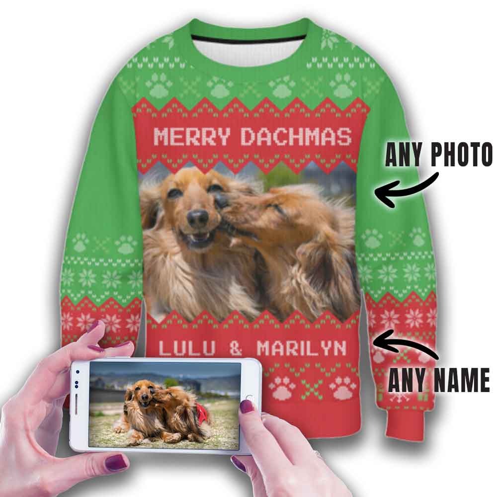 Dachshund christmas sweater for clearance dog